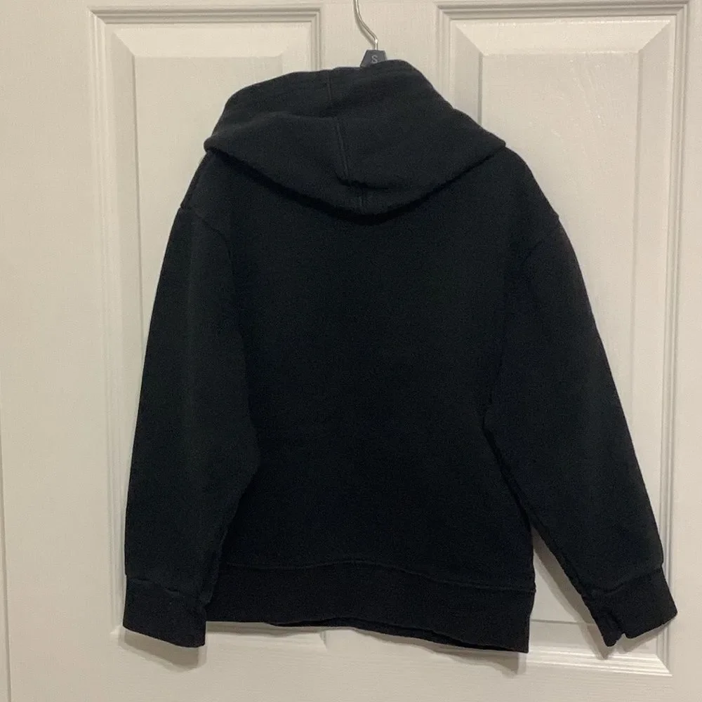 Gymboree Youth Girls Boys Soft Spooky Black Hoodie Sweatshirt Halloween Size 5/6